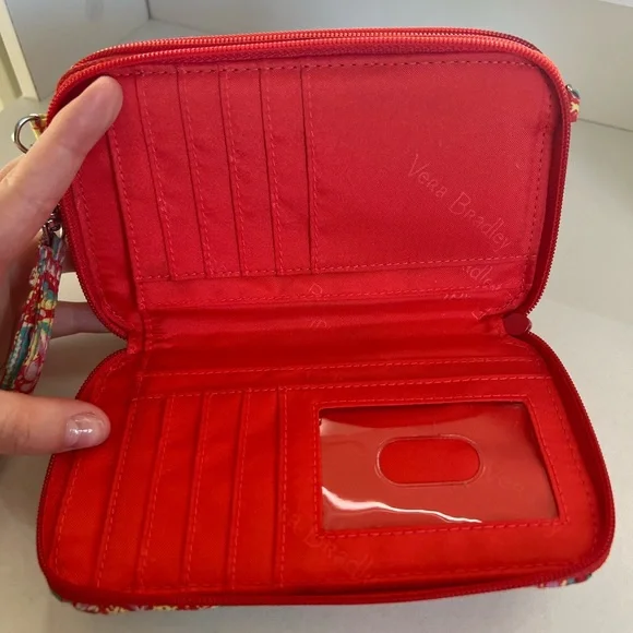 Vera Bradley Zip Around Wristlet Wallet in “Paisley in Paradise” Pattern - Picture 6 of 13